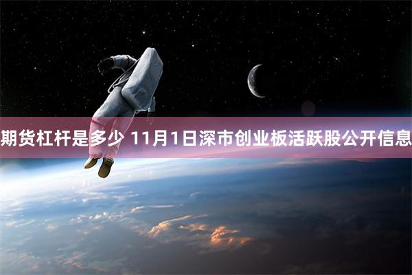 期货杠杆是多少 11月1日深市创业板活跃股公开信息