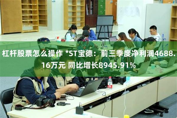 杠杆股票怎么操作 *ST宝德：前三季度净利润4688.16万元 同比增长8945.91%